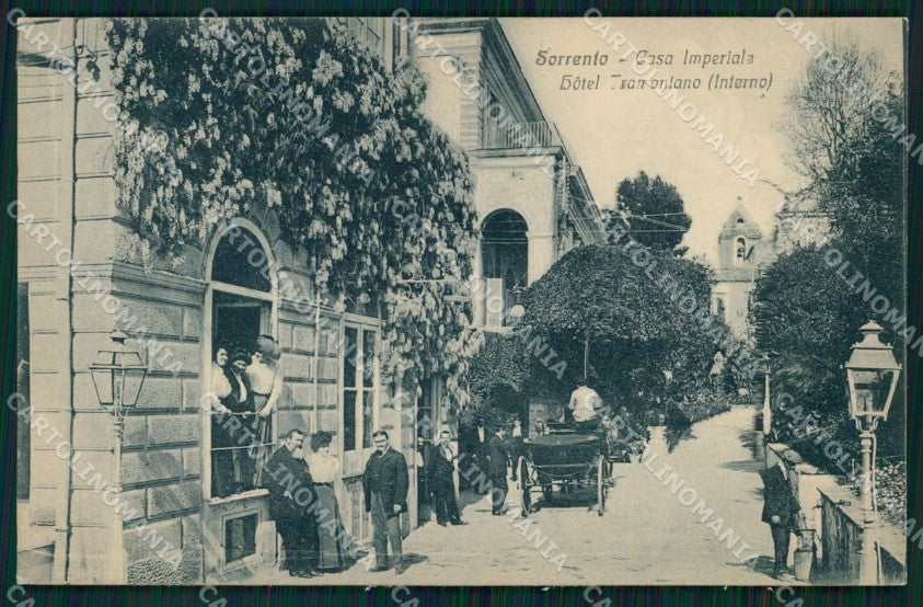 Napoli Sorrento Casa Imperiale Hotel Tramontano Interno cartolina MX1181 – fronte