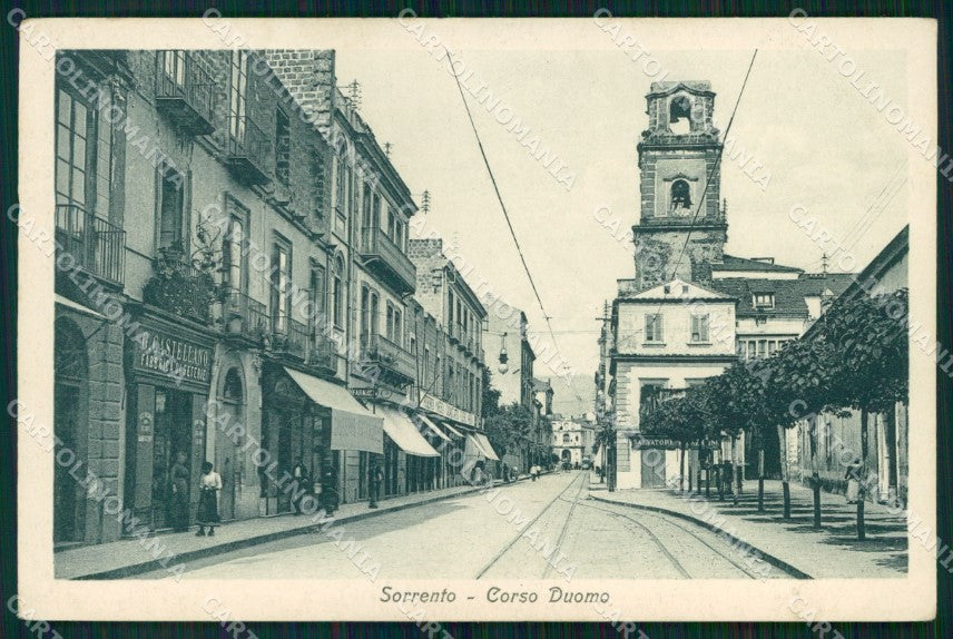 Napoli Sorrento Corso Duomo Farmacia Brunner 20820 cartolina MX1184 – fronte