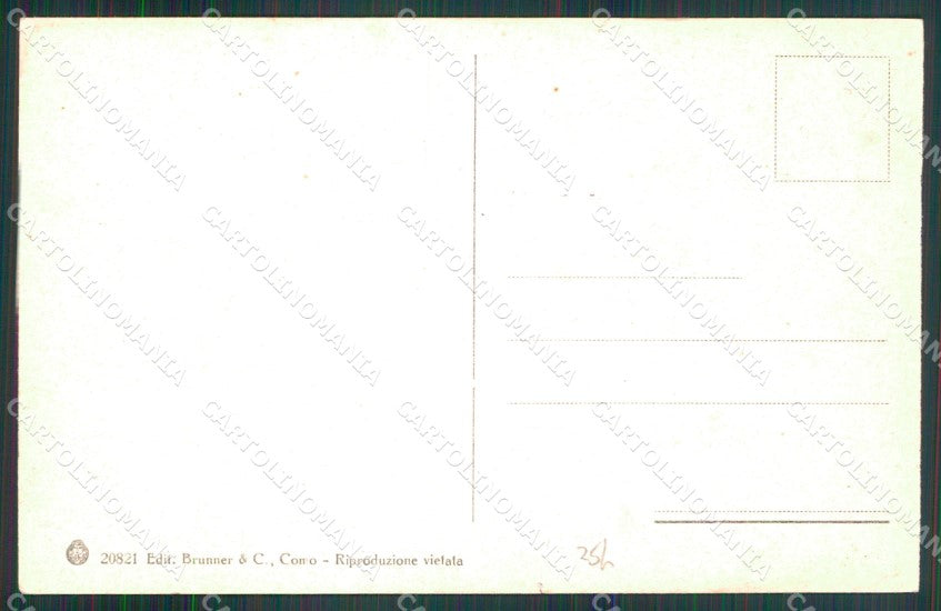 Napoli Sorrento Piazza Torquato Tasso Brunner 20821 cartolina MX1187 – retro