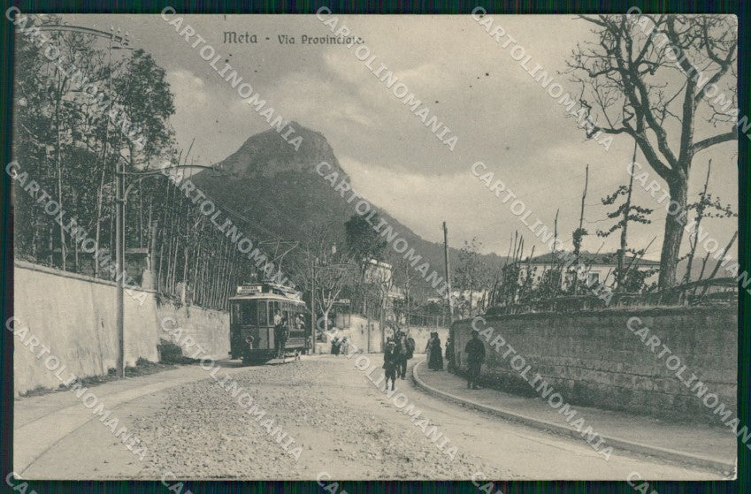 Napoli Meta Via Provinciale Tram cartolina MX1188 – fronte