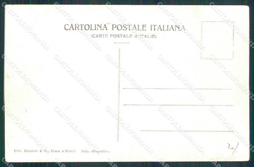 Napoli Sorrento Tarantella Brunner 8275 cartolina MX1209 – retro