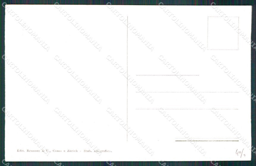 Napoli Sorrento Corso Re Umberto I Brunner 8426 cartolina MX1227 – retro