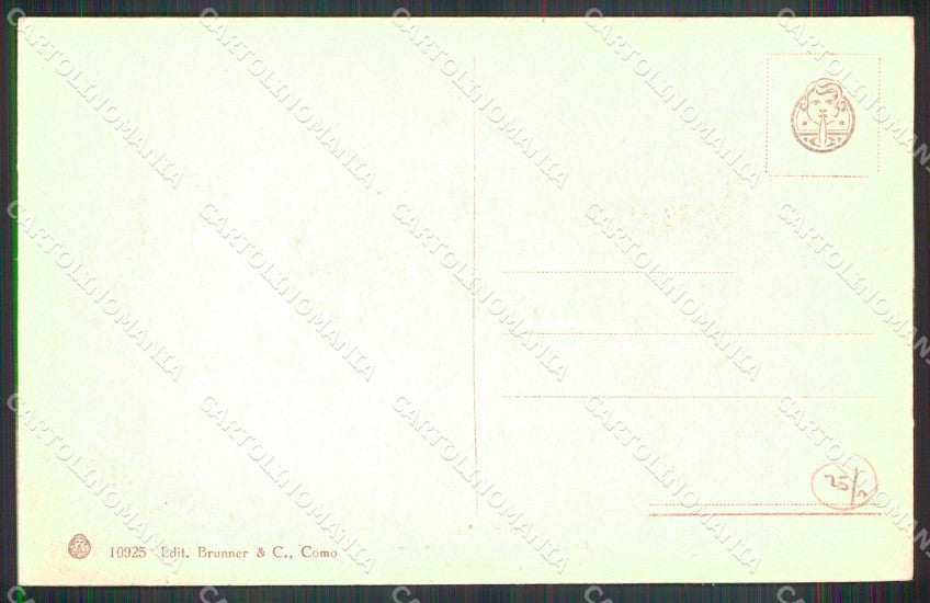 Napoli Sorrento Hotel Tramontano Giardino Brunner 10925 cartolina MX1237 – retro