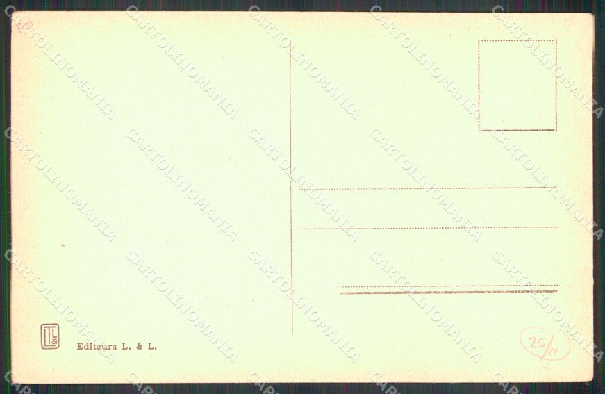 Napoli Sorrento Viottolo Mestieri Lehnert Landrock cartolina MX1238 – retro