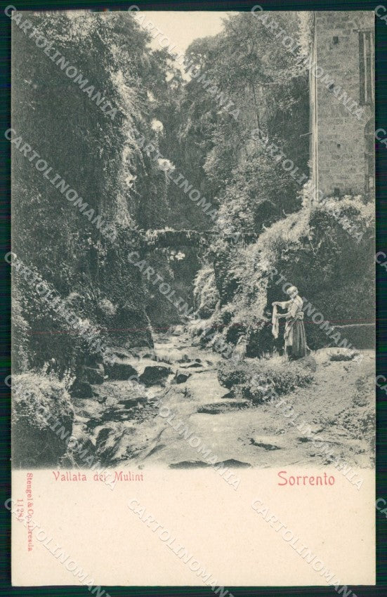 Napoli Sorrento Vallata dei Mulini Stengel 11281 cartolina MX1246 – fronte