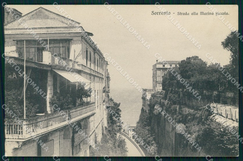 Napoli Sorrento Strada Marina Piccola Brunner 20863 cartolina MX1247 – fronte