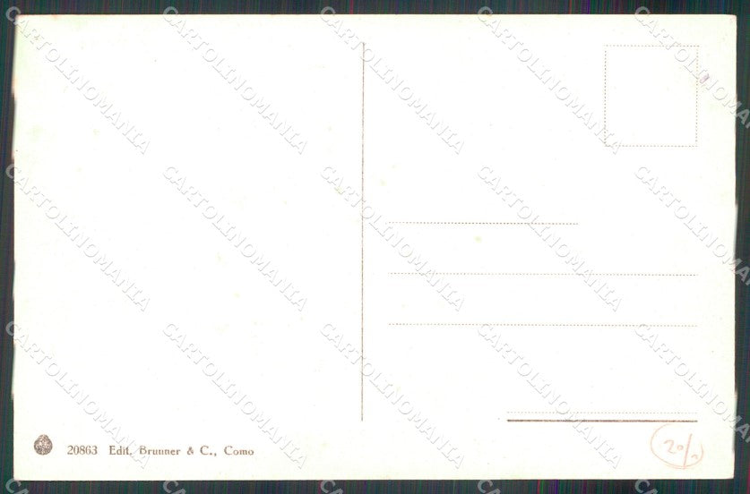 Napoli Sorrento Strada Marina Piccola Brunner 20863 cartolina MX1247 – retro