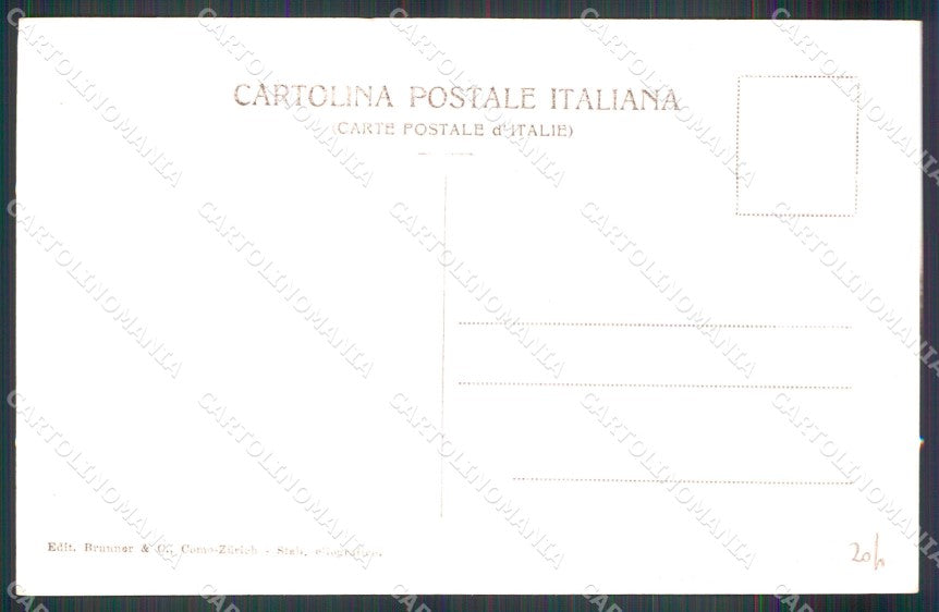 Napoli Sorrento Approdo Piroscafo Brunner 8282 cartolina MX1256 – retro