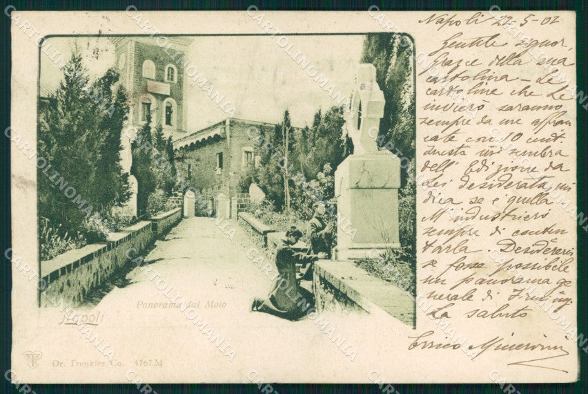 Napoli Sorrento Veduta dal Molo Trenkler 4767 cartolina MX1257 – fronte