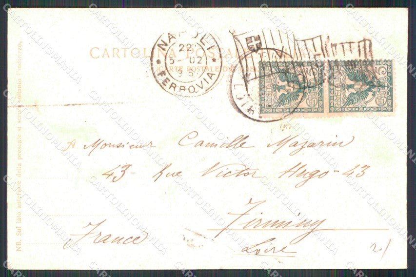 Napoli Sorrento Veduta dal Molo Trenkler 4767 cartolina MX1257 – retro