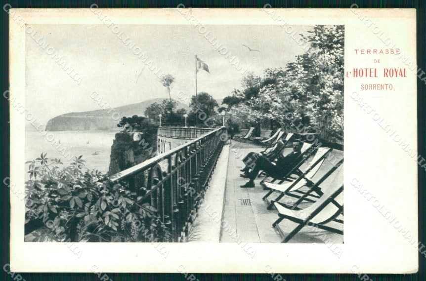 Napoli Sorrento Hotel Royal Terrazza cartolina MX1261 – fronte