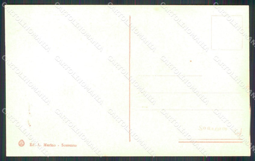 Napoli Sorrento Campanile Cattedrale cartolina MX1268 – retro
