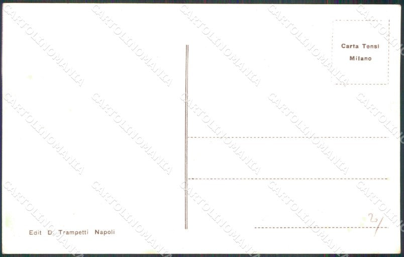 Napoli Sorrento Strada Arcivescovado Foto cartolina MX1273 – retro