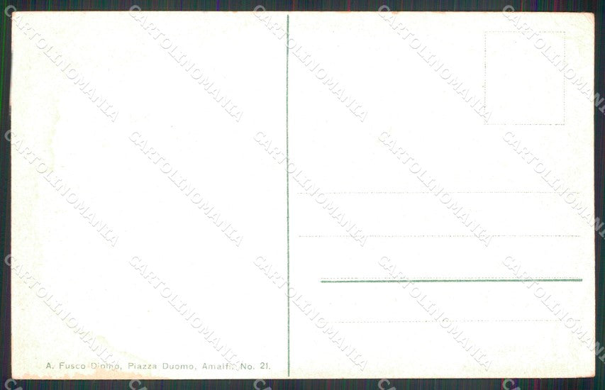 Salerno Amalfi Costumi Portatrici di Aranci TRACCE UMIDO cartolina MX1283 – retro