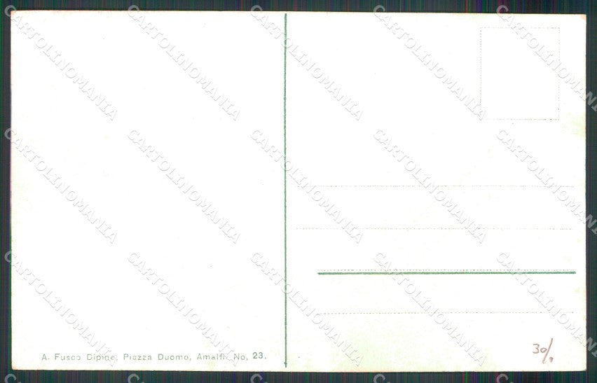 Salerno Amalfi Valle dei Mulini Portatrici Legna Costumi cartolina MX1300 – retro