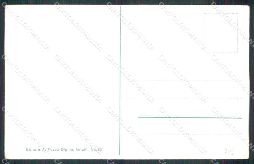 Salerno Amalfi Valle dei Mulini Portatrici Legna Costumi cartolina MX1307 – retro