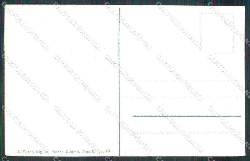 Salerno Amalfi Valle dei Mulini Portatrici Legna Costumi cartolina MX1308 – retro