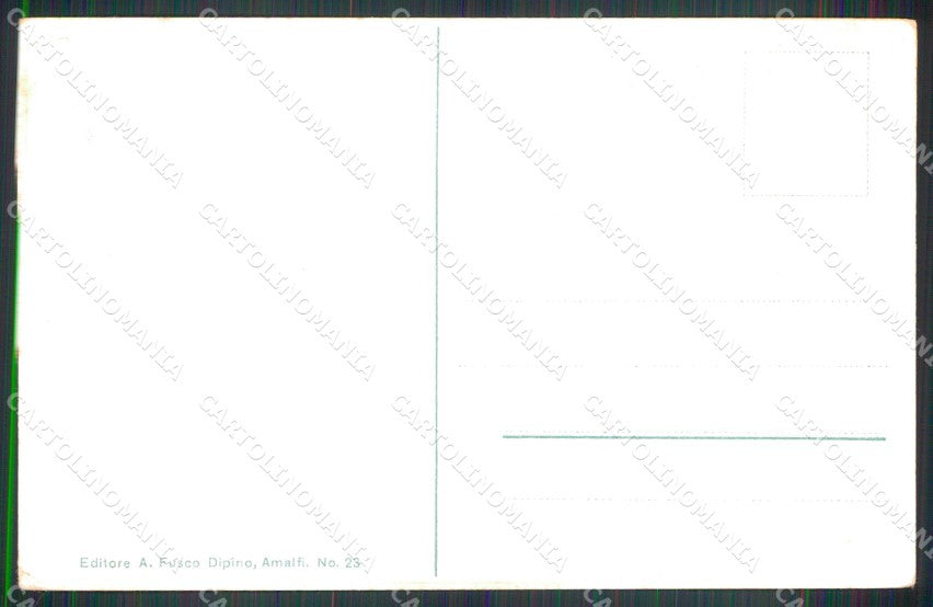 Salerno Amalfi Valle dei Mulini Portatrici Legna Costumi cartolina MX1312 – retro