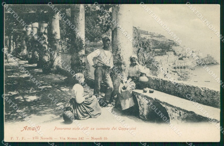 Salerno Amalfi Veduta da Ex Convento Cappuccini cartolina MX1331 – fronte