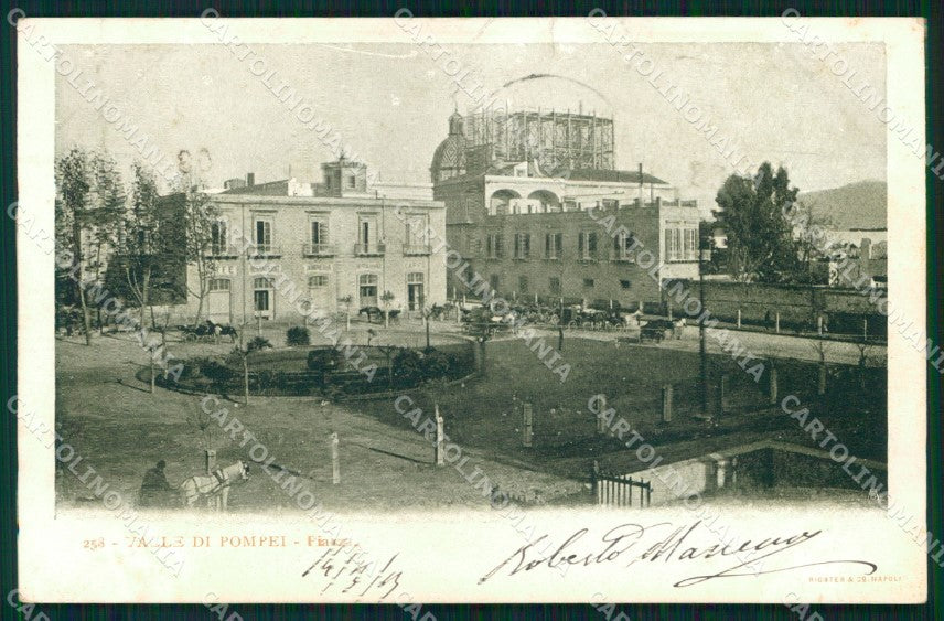 Napoli Pompei Valle di Piazza cartolina MX1335 – fronte