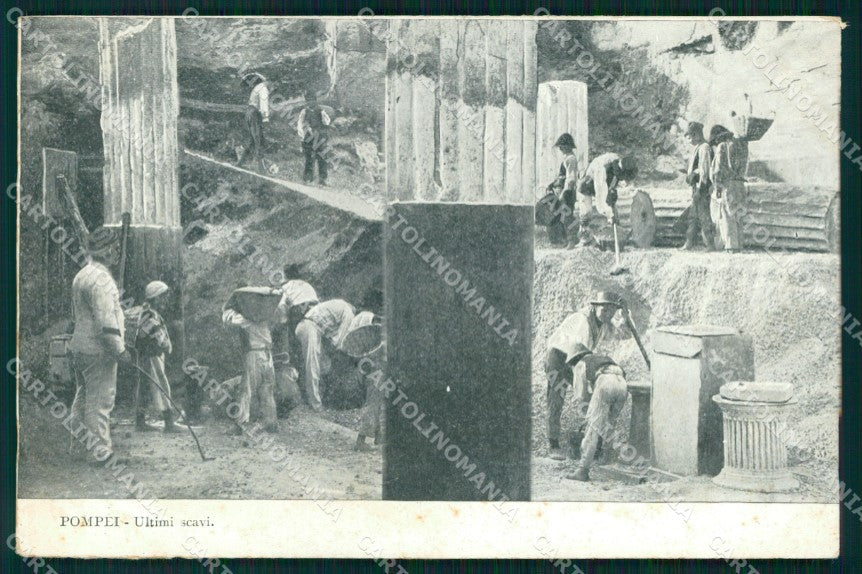 Napoli Pompei Ultimi Scavi cartolina MX1336 – fronte
