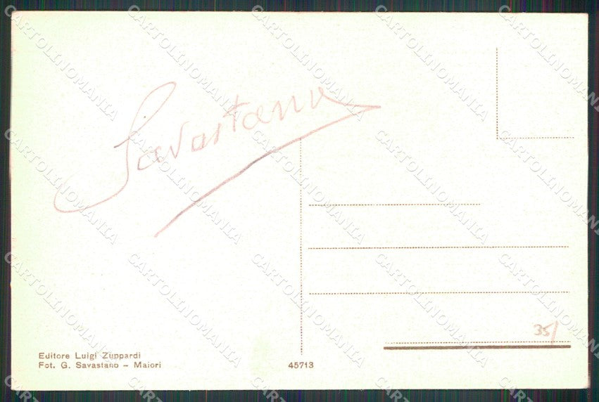 Salerno Maiori Corso cartolina MX1338 – retro