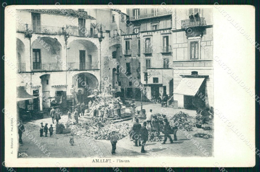 Salerno Amalfi Piazza Mercato cartolina MX1349 – fronte