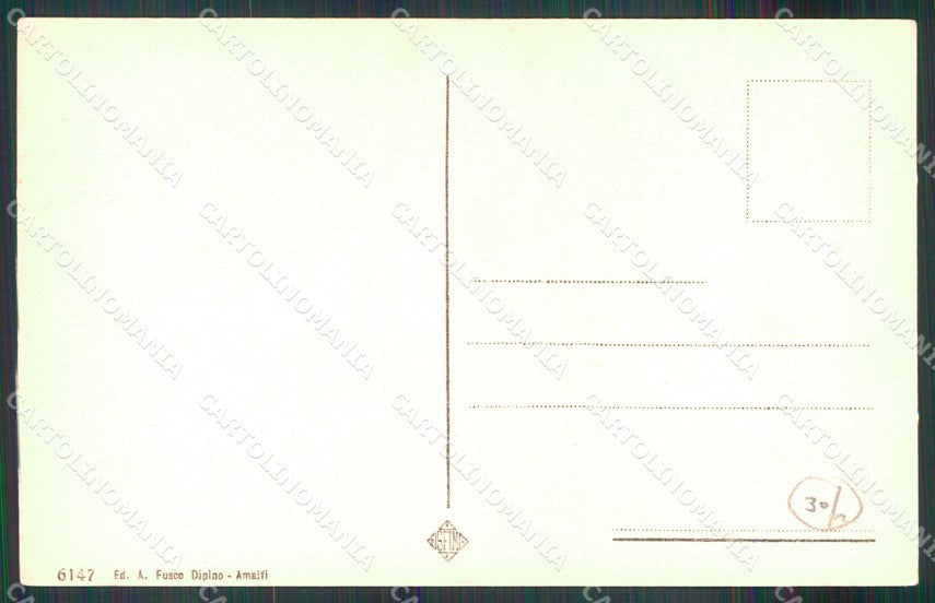 Salerno Amalfi Fontana del Popolo cartolina MX1352 – retro