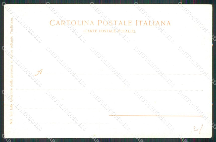 Salerno Amalfi Veduta Convento Cappuccini Trenkler 4742 Alinari cartolina MX1358 – retro