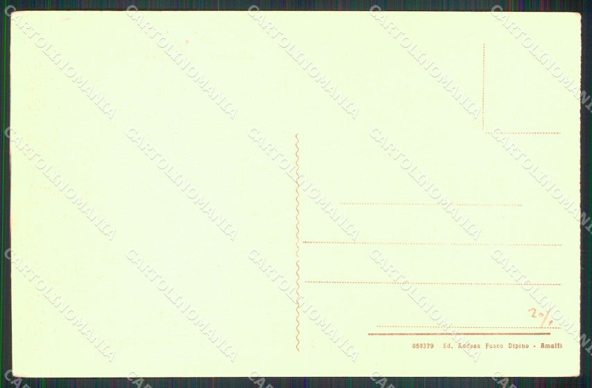 Salerno Amalfi Fontana del Popolo cartolina MX1360 – retro