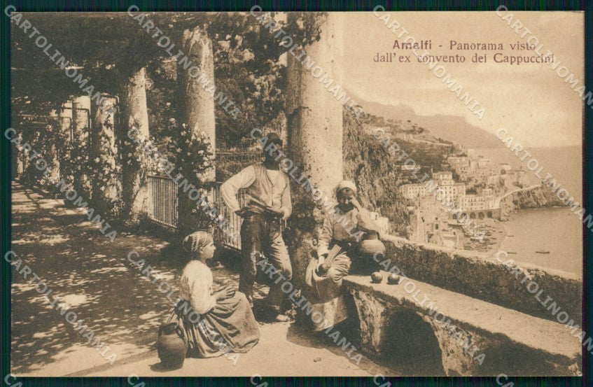 Salerno Amalfi Veduta da Ex Convento Cappuccini cartolina MX1361 – fronte