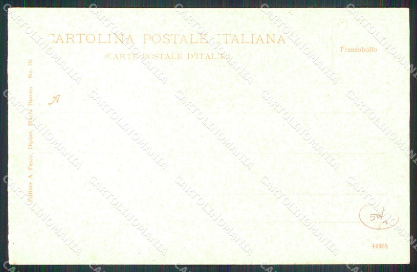 Salerno Amalfi Cattedrale Processione Sant'Andrea Carabinieri cartolina MX1369 – retro