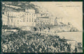 Salerno Amalfi Processione Sant'Andrea Spiaggia Barche cartolina MX1370 – fronte