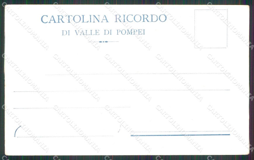 Napoli Pompei Valle di Saluto da Musica Figli Carcerati cartolina MX1412 – retro