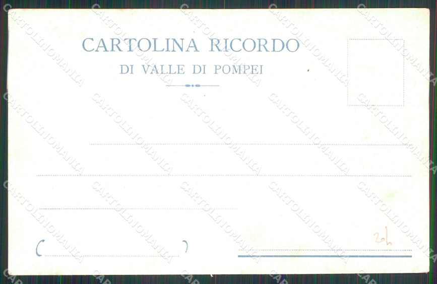 Napoli Pompei Valle di Orfanelle Vergine Legatura Periodico cartolina MX1436 – retro
