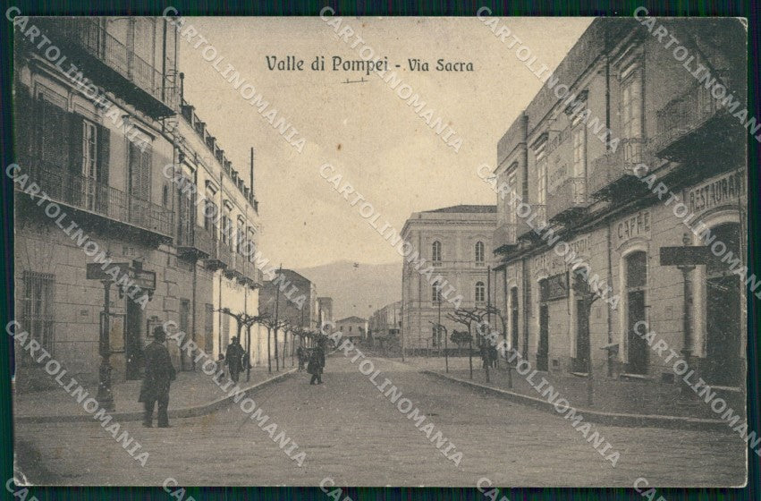 Napoli Pompei Valle di Via Sacra cartolina MX1456 – fronte