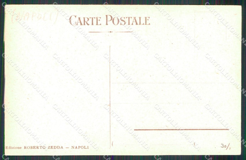 Napoli Pompei Valle di Saluto Grande Velocità Treno Ferrovia cartolina MX1463 – retro