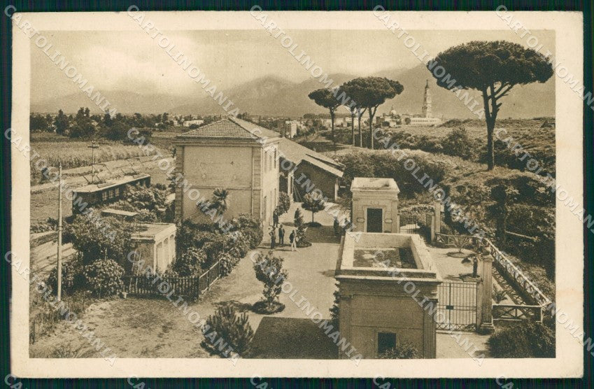 Napoli Pompei Ingresso Scavi Veduta Santuario Stazione cartolina MX1466 – fronte