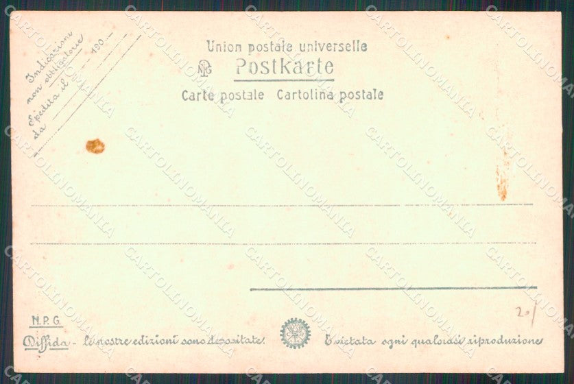 Salerno Amalfi Albergo Cappuccini NPG Foto cartolina MX1474 – retro