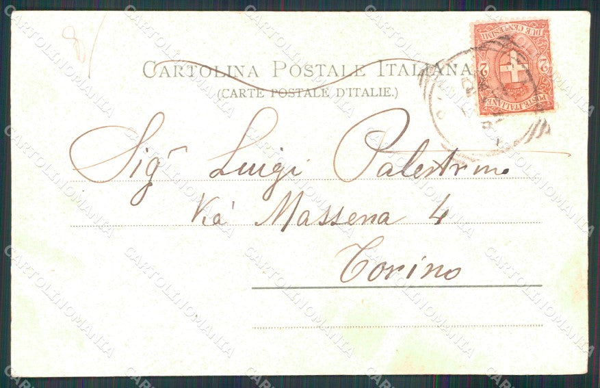 Palermo Città Costumi Carro Siciliano Stengel 6047 cartolina MX1480 – retro