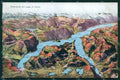 Como Città Lago di Veduta Generale Mappe cartolina MX1513 – fronte