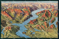 Novara Arona Lago Maggiore Veduta Lago Monti Mappe cartolina MX1516 – fronte