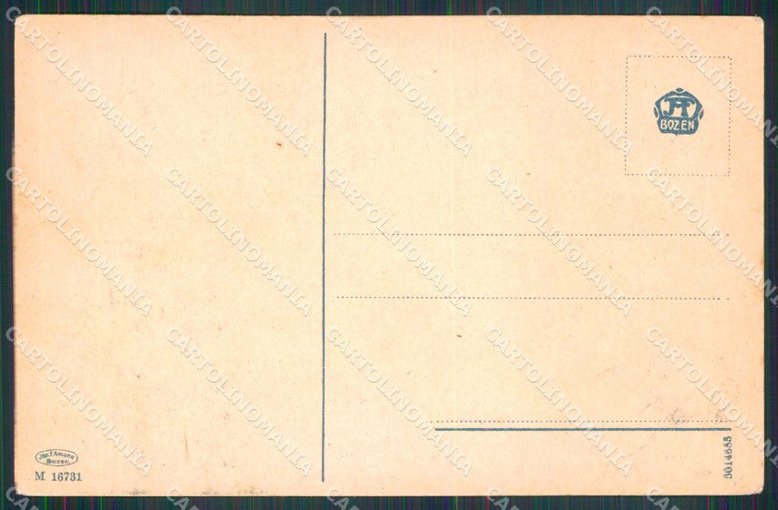 Trento Val di Non Vrduta Generale Valli Monti Mappe cartolina MX1517 – retro