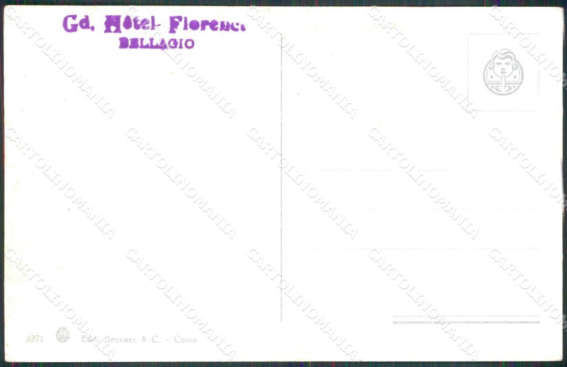 Milano Città Pianura Alpi Laghi Brunner 3271 Mappe cartolina MX1518 – retro