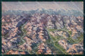 Belluno Cortina d'Ampezzo Cartina Geografica Passo Pordoi Mappe cartolina MX1522 – fronte
