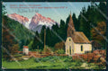 Bolzano Città Val d'Ega Motivo Chiesetta Franzl 507 21 cartolina MX1527 – fronte