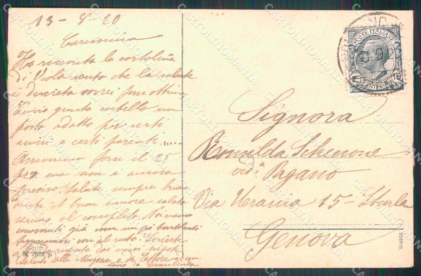 Bolzano Gries Castel Roncolo cartolina MX1539 – retro