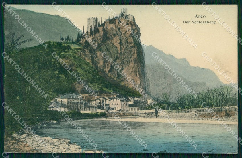 Trento Arco Castello Lago cartolina MX1562 – fronte