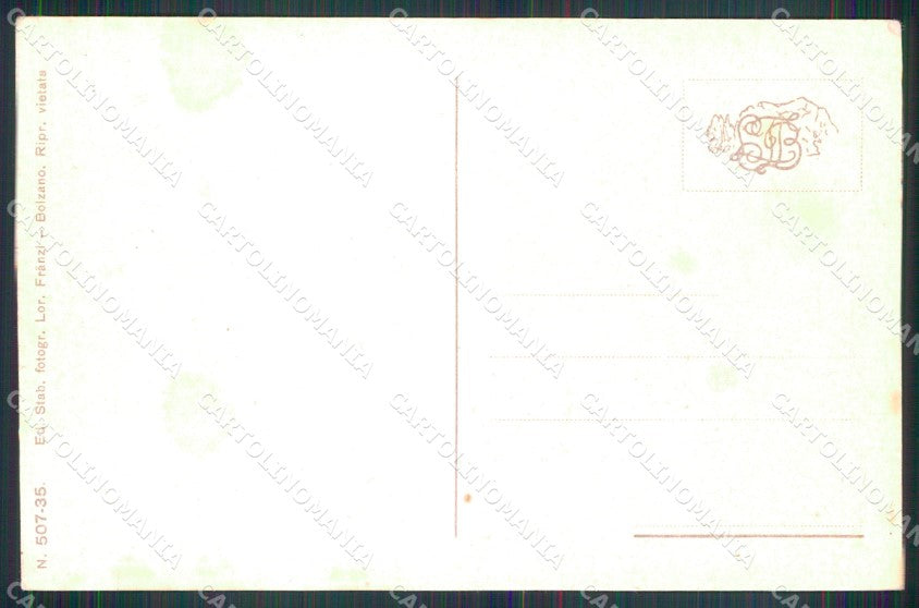 Bolzano Nova Levante Hotel Carezza al Lago Franzl 507 35 cartolina MX1574 – retro