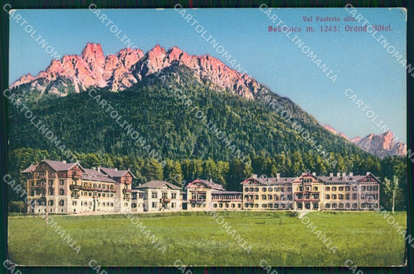 Bolzano Dobbiaco Val Pusteria Grand Hotel Franzl 502 4 cartolina MX1578 – fronte